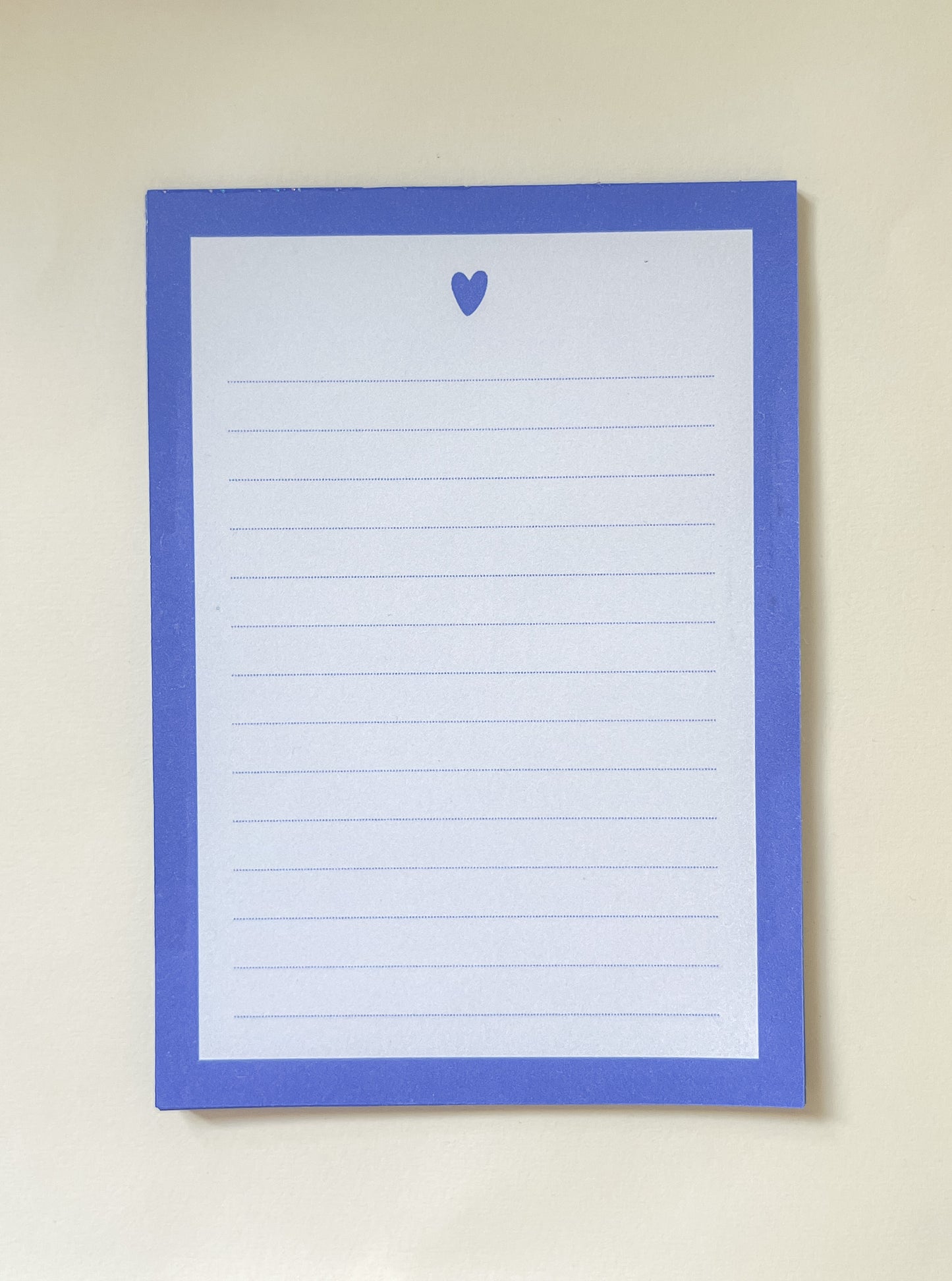 Minimal Heart Notepad