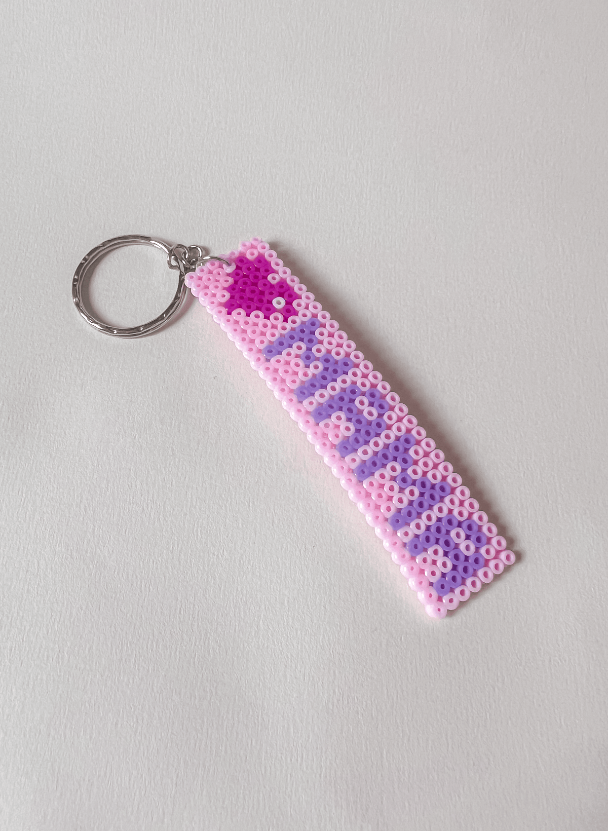 Perler Bead Name Keychain: Custom