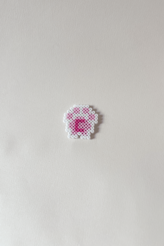 Custom Letter Paw Print Magnet
